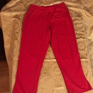 Red Kim Rogers pants